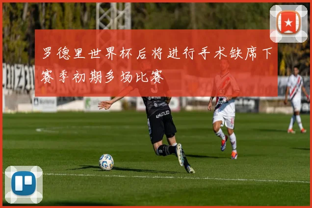 罗德里世界杯后将进行手术缺席下赛季初期多场比赛